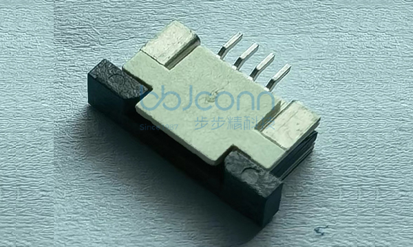 FPC連接器1.0-4P抽拉下接H2.5