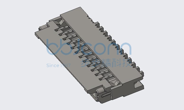 FPC 0.5-12P 翻蓋下接 H=1.0